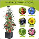 MQFORU Raised Garden Bed, 57" Tomato Planter with Trellis, Tomato Cages for Climbing Vegetables Plant, Self Watering Tomato Support Box for Garden Pots, Use for Patios Greenhouse Indoor Outdoor（1Pc） by GreenHaven Gardens