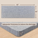 Somime 22x61" Wool Pressing Mat, 100% New Zealand Wool Ironing Mat, Felted Wool Ironing Board for Sewing, Quilting, DIY Crafts, and Embroidery by CozyNest Decor