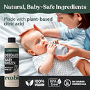 Roobi Descaling Solution Compatible with Baby Brezza. Specially Formulated to Clean & Descale Baby Appliances. Up to 2 Uses per Bottle, 2 Pack. Carbon Neutral. by CozyNest Decor
