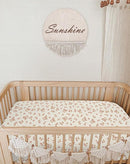 Bassinet Sheet for Baby Boy and Girl 2 Pack, Fitted Sheets for Rectangle, Oval, Hourglass Bassinet Mattress, Muslin Moses Basket Sheets with Neutral Style (Floral & Pink) by TinyTreasures Baby Boutique
