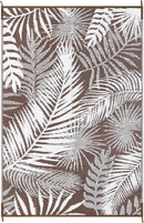 HiiARug Outdoor Rug 6x9Ft Outdoor Plastic Straw Rug Waterproof Outdoor Rugs for Patios Clearance Large Reversible Patio Mat Outdoor Area Rug for Patios Deck Beach RV Camper Backyard,Brown&White by GreenHaven Gardens