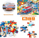 Jumbo Floor Puzzle for Kids,Fire Rescue Jigsaw Large Puzzles,48 Piece Firefighter Fireman Fire Truck Puzzle for Toddler Ages 3-5,Children Learning Preschool Educational Toys,Gift for 4-8 Years Old by TinyTreasures Baby Boutique