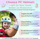 Vvinca Kids Toddlers Bike Helmet Adjustable for Ages 3-5-8 Years, Knee Pads and Elbow Pads Set Wrist Guard Sports Protective Gear Set for Roller Skate Bicycle Skateboard Scooter Girl Boy Birthday Gift by TinyTreasures Baby Boutique