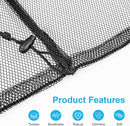 2 Pack Mesh Laundry Bags, Large Travel Laundry Washing Bags for Dirty Clothes Storage, 24" X 36" Washable Heavy Duty Laundry Net Bag With Drawstring for College Dorm, Hamper, Room, Laundromat (Black) by TinyTreasures Baby Boutique