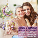 Best Mom Gifts for Mom from Daughter Son Kids, Mom Birthday Gifts for Mother-in-Law Mom, Moon Crystal Suncatcher for Window Hanging New Mom Gifts for Women Wife by GreenHaven Gardens
