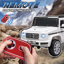 Aosom 12V Kids Electric Car, Mercedes Benz G500 Licensed Battery Powered Ride on Truck for Kids with Remote Control, Headlights, Music, Suspension & Storage for Boys and Girls, White by TinyTreasures Baby Boutique