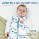 TotAha Toddler Sleep Sack 1.0 TOG for 2T-3T-4T, Premium Soft Wearable Blanket Baby Sleeping Bag with 2-way Safe Zipper for Girl Boy by TinyTreasures Baby Boutique
