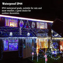 KNONEW Outdoor Christmas Lights 500 LED 197ft String Lights 8 Modes & Memory Fairy Light Plug in Waterproof LED String Lights for Xmas Yard Tree Wedding Party (Blue and White) by GreenHaven Gardens
