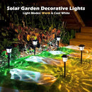 LeiDrail Solar Pathway Lights 8 Pack Solar Garden Lights with 2 Modes Waterproof Outdoor Path Light Warm White/Cool White LED Landscape Lighting for Yard Lawn Sidewalk Driveway Garden by GreenHaven Gardens
