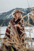 Inca Aztec Throw, Queen, King Blanket | Southwest Indian Navajo Boho Style | Native Cover for Camping, Bedding, Couch, Vanlife | Faux Alpaca, Lightweight, Hypoallergenic (Vinincunca Maroon, Throw) by CozyNest Decor