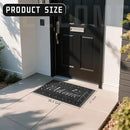 Yimobra Welcome Mat, Heavy Duty Durable Door Mats for Home Entrance Outdoor Indoor, Front Doormat for Outside Patio Floor Entry Porch Garage Office, Waterproof, Low Profile, 29.5 x 17, Black by CozyNest Decor