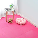 qqpp EVA Rubber 18 Tiles Interlocking Puzzle Foam Floor Mats - Baby Play Mat for Playing | Exercise Mat for Home Workout. Red. QC-Ib18N by TinyTreasures Baby Boutique