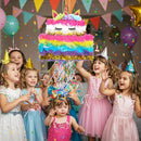 WERNNSAI Unicorn Cake Piñata Foldable - Unicorn Party Decorations Pink Girl Birthday Party Games Princess Pinata with Blindfold Bat and Tassels Happy Birthday Supplies for Kids Girls Classroom Game by TinyTreasures Baby Boutique
