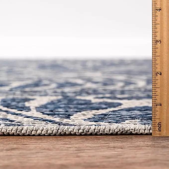 Keen Home Design Terrace Outdoor Area Rug - 6x9 Washable Indoor/Outdoor Rug for Patio, Kitchen, Balcony, Beach, Garden, Deck and Porch, Size: 6'x8'10", photo 2 of 9