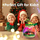 Dinosaur Light-Up Terrarium Kit for Kids- Birthday Gifts for Boys Ages 4 5 6 7 8-12 Year Old- Dinosaur Toys for Boys with Multicolor LED Light & Remote by CozyNest Decor