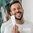 Mint Hollywood Smile polishing Paste with whitening Effect (1x 75 ml) - Professional Teeth Cleaning at Home - Effective deep Cleaning - Smooth, White Teeth - Microplastic-Free - by Dr. Mintcheva by CozyNest Decor
