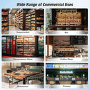 Commercial Beverage Refrigerator, 24 Inch Beverage Fridge, 15 Cu. Ft. Drink Fridge, Display Refrigerator Glass Door, Commercial Display Fridge with Customizable Light Box for Shops, Restaurants, Bars by CozyNest Decor