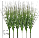 27" Artificial Plants Onion Grass Greenery Faux Fake Shrubs Plant Flowers Wheat Grass for House Home Indoor Outdoor Office Room Gardening Indoor Décor 6 Pack by CozyNest Decor