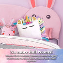 Pinwheel Crafts Unicorn Pillow Kit - DIY Arts and Crafts for Kids Ages 6 7 8-12+ Years, No Sewing Kit for Kids, Unicorn White Pillow Craft Kits for Birthday, Christmas Gifts for Girls by TinyTreasures Baby Boutique