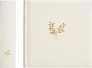 Elegant Linen Photo Album - 200 Acid-Free Pockets for 4x6 Pics - Perfect for Weddings & Gifts by TinyTreasures Baby Boutique