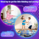 2Player Dance Mat for Kids, Electronic Double Dance Mixer Rhythm Step Play Mat,Dance pad Game Toys Music for Girls Boys,Christmas/Festival/Birthday Gifts for Kids,Age 3 4 5 6 7 8 9 10 11 12+ Year Old by TinyTreasures Baby Boutique