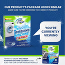 True Fresh Washing Machine Cleaner Tablets – 25-Pack Deep Cleaning for Front Loader, Top Load & HE Washers – Helps Remove Odor-Causing Residues, Pet Hair & Hard Water Buildup – Septic Safe by CozyNest Decor