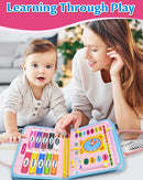 Exorany Busy Board Montessori Toys for Toddler Girl & Boy Birthday Gifts, Busy Book Learning Sensory Toys for Toddlers, Toddler Travel Toy Educational Activities Learn Fine Motor Skills by TinyTreasures Baby Boutique
