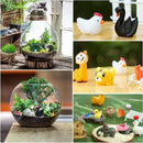 Modacraft 200Pcs Miniature Fairy Garden Accessories Including 100Pcs Fixed Pins, Fairy Garden Kit Fairy House Animal Figurines Mini Landscape for Garden Dollhouse Potted Plant Bonsai Terrarium Décor by GreenHaven Gardens