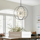 23.6" Black Chrome 12-Light Globe Sputnik Chandelier Modern Adjustable Hanging Ceiling Glass Tube Pendant Light Fixture for Entryway Foyer Staircase Dining Living Room Hallway by CozyNest Decor