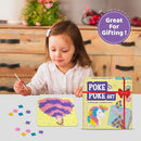 jackinthebox Poke Poke Art – Magical Theme, Mess-Free Fabric Art and Craft, Flower Pressing Kits, Gift for Kids, Girl Gifts, DIY Activity Boy Gift, Toys for Girls and Boys Ages 4 5 6 7 8 by TinyTreasures Baby Boutique