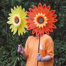 6pcs Sunflower Lawn Pinwheels Wind Spinners Large Windmill Pinwheel for Garden,Yard, Party Outdoor Decor (Sunflower Pinwheels) by GreenHaven Gardens