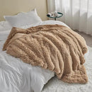 GONAAP Fuzzy Faux Fur Throw Blanket Brown Super Soft Cozy Plush Fuzzy Shaggy Blanket for Couch Sofa Bed (Brown, Throw(50"x60")) by CozyNest Decor