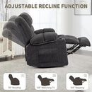 Recliner Chair Rocker Modern Ergonomic Lounge 360 Degree Swivel Single Sofa Seat Living Room Lounge Recliners on Clearance Foam Filling by CozyNest Decor