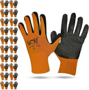 10 OR 20 Pairs Work Gloves–Heavy Duty Rubber Coated Safety Work Gloves–Multipurpose Gloves by GreenHaven Gardens