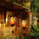 Hummingbird Hot Air Balloon Hanging Solar Lantern Lights, Flickering Flame Solar LED Candle Lights Outdoor Garden Decorative Metal & Glass Waterproof Lanterns for Yard Patio Farmhouse Decoration by GreenHaven Gardens