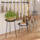 SUEH DESIGN Plant Stand Indoor, Metal Plant Stand Round Plant Table Heavy Duty Plant Stool Tall Flower Pot for Indoor Outdoor Home Decor, 1 Pack Tall by GreenHaven Gardens