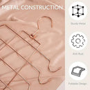 ZEDODIER 3 Pack Tank Top Hanger, Space Saving Bra Hangers, Non-Slip Hanging Sport Bras Holder, Closet Organizers and Storage for Camisoles Tank Tops Bras Ties Swimsuits Strappy Dress, Rose Gold by CozyNest Decor
