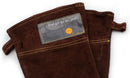 Outset Leather Grill Gloves, Set of 2 Brown Leather BBQ Gloves by GreenHaven Gardens