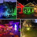 RGBW Spotlight Outdoor 12W LED Warm White Landscape Lights 120V Landscape Lighting with 3-Pin US Plug Waterproof Spot Lights Outdoor for Yard Garden Patio Lawn Decorative(2Pack) by GreenHaven Gardens