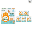 Little Bellies Organic Animal Crackers Toddler Snack (Pack of 5 x 4.58 oz Individual Packs) by TinyTreasures Baby Boutique