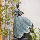 Guichifun Fairy Statue Collection Home Decoration - 22IN Leaf Angel Girls Resin Large Home Decor for Outside or Inside Rustic Garden Outdoor Yard Fantasy Figurines Gift 13.75 x 8.75 x 22 Inch by CozyNest Decor