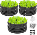 WORKPRO 3Pcs 2x2x1ft Galvanized Raised Garden Bed Set, Rust & Corrosion Protection, Easy Assembly, Safe Edge, Ideal for Vegetables & Flowers, Black by GreenHaven Gardens