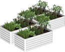 6x3x2 ft Raised Garden Bed, Large Metal Planter Raised Beds, Planters for Outdoor Plants for Vegetables, Flowers, Herbs, Fruits, and Succulents.(4 Pcs) by CozyNest Decor