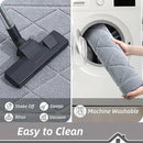 BEQHAUSE Dirt Trapper Door Mat 20" x 32", Doormat Non-Slip Entryway Rugs Washable, Dog Door Mat Stain Resistant and Absorbent Welcome Floor Mat for Front Back Door, Muddy Wet Shoes & Paws, Grey by CozyNest Decor