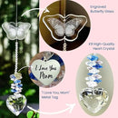 ARUN Gifts for Moms Birthday Gift Moms for mom Birthday Mothers Day from Daughter Son, Love Reminder Gifts Thanksgiving Christmas Butterfly suncatcher with Heart Crystal Mother's Things by GreenHaven Gardens