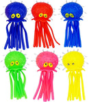4E's Novelty Octopus Water Balls - Pack of 6 - Pool Toys for Kids Sensory Absorbent Water Splash Balls Bomb, Toddler Bath Toy, Swimming Pool Floating Swim Toys Outdoor Activity & Game by TinyTreasures Baby Boutique