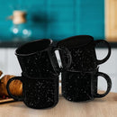 DISCOUNT PROMOS Ceramic Campfire Coffee Mugs 13 oz. Set of 10, Bulk Pack - Perfect for Tea, Espresso, Cappuccino, Hot Cocoa - Black by TinyTreasures Baby Boutique