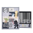 Lambs & Ivy Star Wars Classic 3-Piece Baby Crib Bedding Set - Yoda/Darth Vader by TinyTreasures Baby Boutique