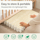Lillefolk Baby Foam Play Mat - Baby Playmat | Tiles Interlocking Mat - Foam Baby Mat for Babies & Toddlers - Non Toxic Play Mat for Baby Tummy Time Mat Super Luxe Size 8x8 ft (16 Tiles), Beige by TinyTreasures Baby Boutique