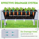 Galvanized Raised Garden Bed with Legs, Metal Raised Planter Box with Drainage Holes Outdoor Elevated Garden Bed on Wheels for Backyard, Patio, Balcony by GreenHaven Gardens